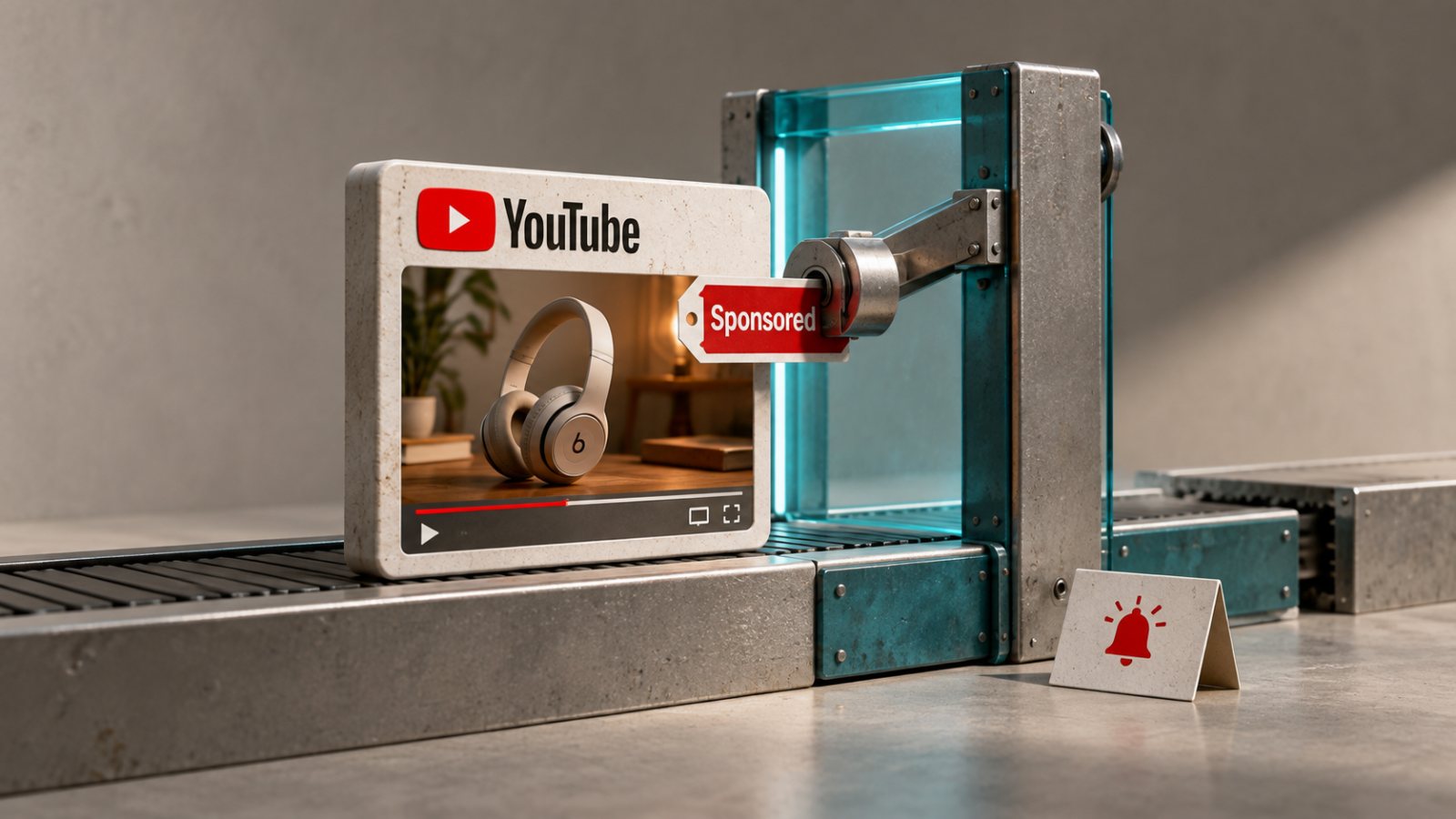 YouTube pourra signaler un sponsor oublié, sans garantir le recours