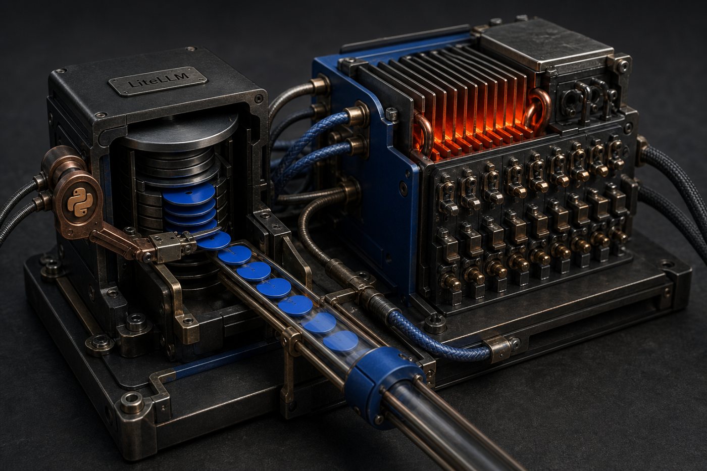 XMRig-संबंधित CPU गतिविधि के साथ PostgreSQL से LiteLLM मॉडल और आभासी-कुंजी रिकॉर्ड निकाले जाते हुए।