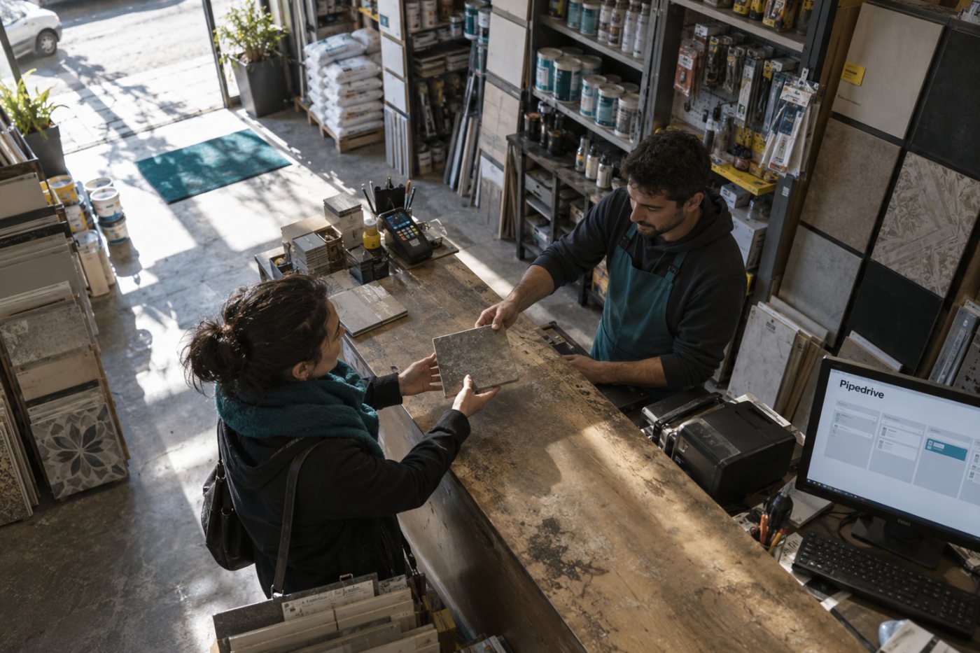 Η οπτική διαχείριση σταδίων πώλησης του Pipedrive συνδέεται με την άμεση παρακολούθηση μιας συμφωνίας.