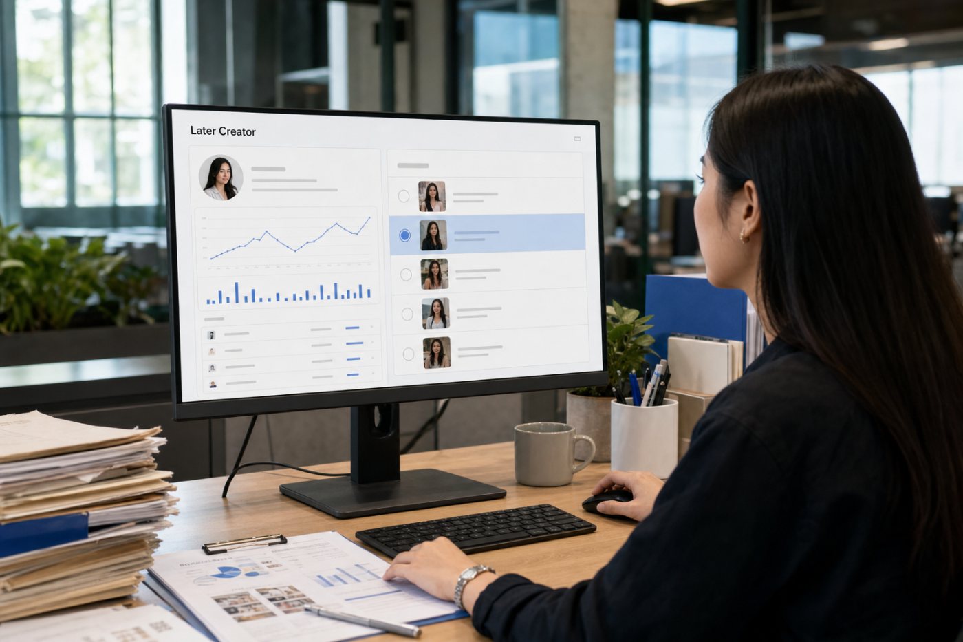 Dữ liệu lượt nhấp, chuyển đổi và doanh số affiliate được kết nối với quy trình lựa chọn chiến dịch của Later