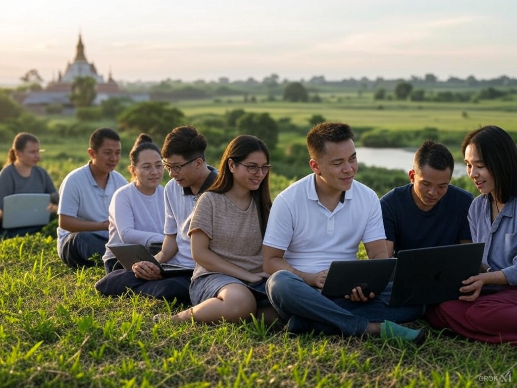 Earning Cryptocurrency Remotely Through Quasa Connect in Myanmar
