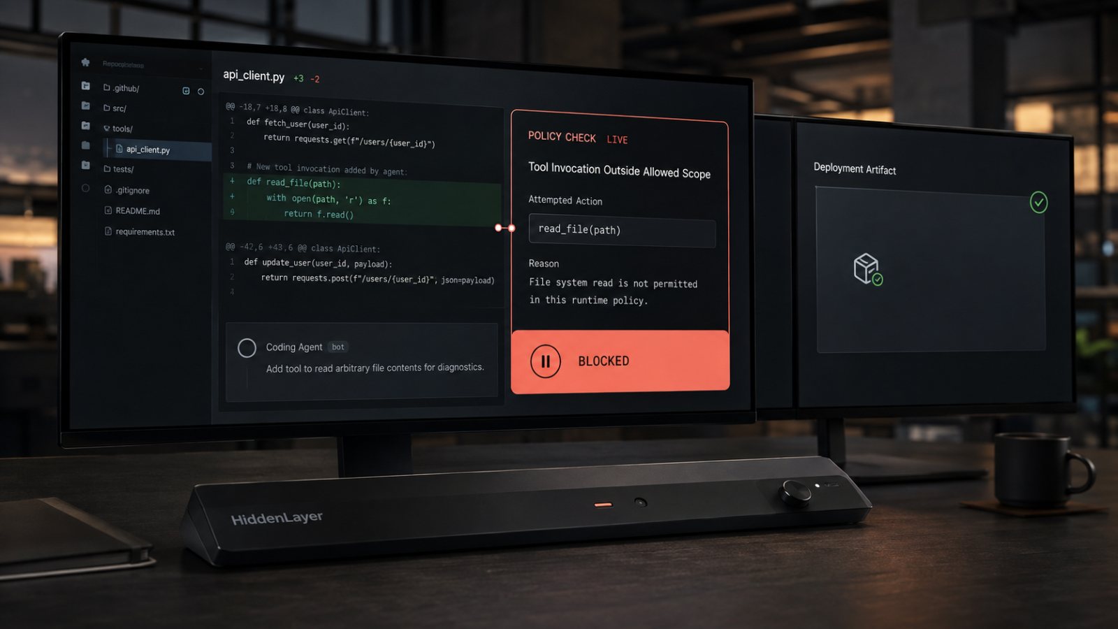 HiddenLayer পেল ১০ কোটি ডলার—লক্ষ্য coding agent-এর runtime