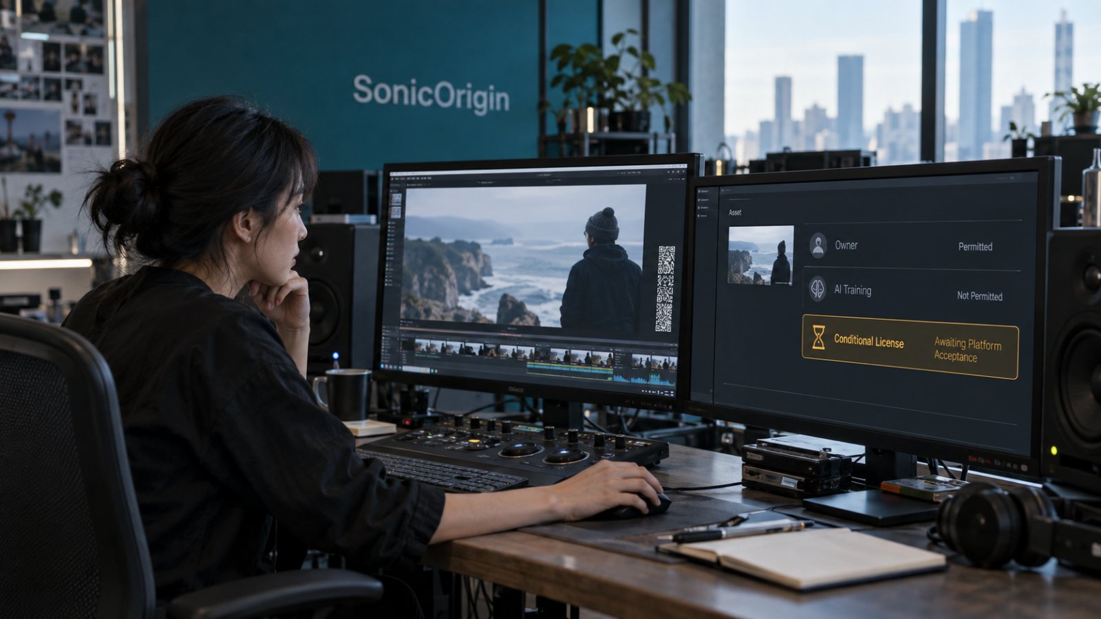 SonicOrigin把授权写进内容：AI训练“拒绝或收费”仍靠平台响应