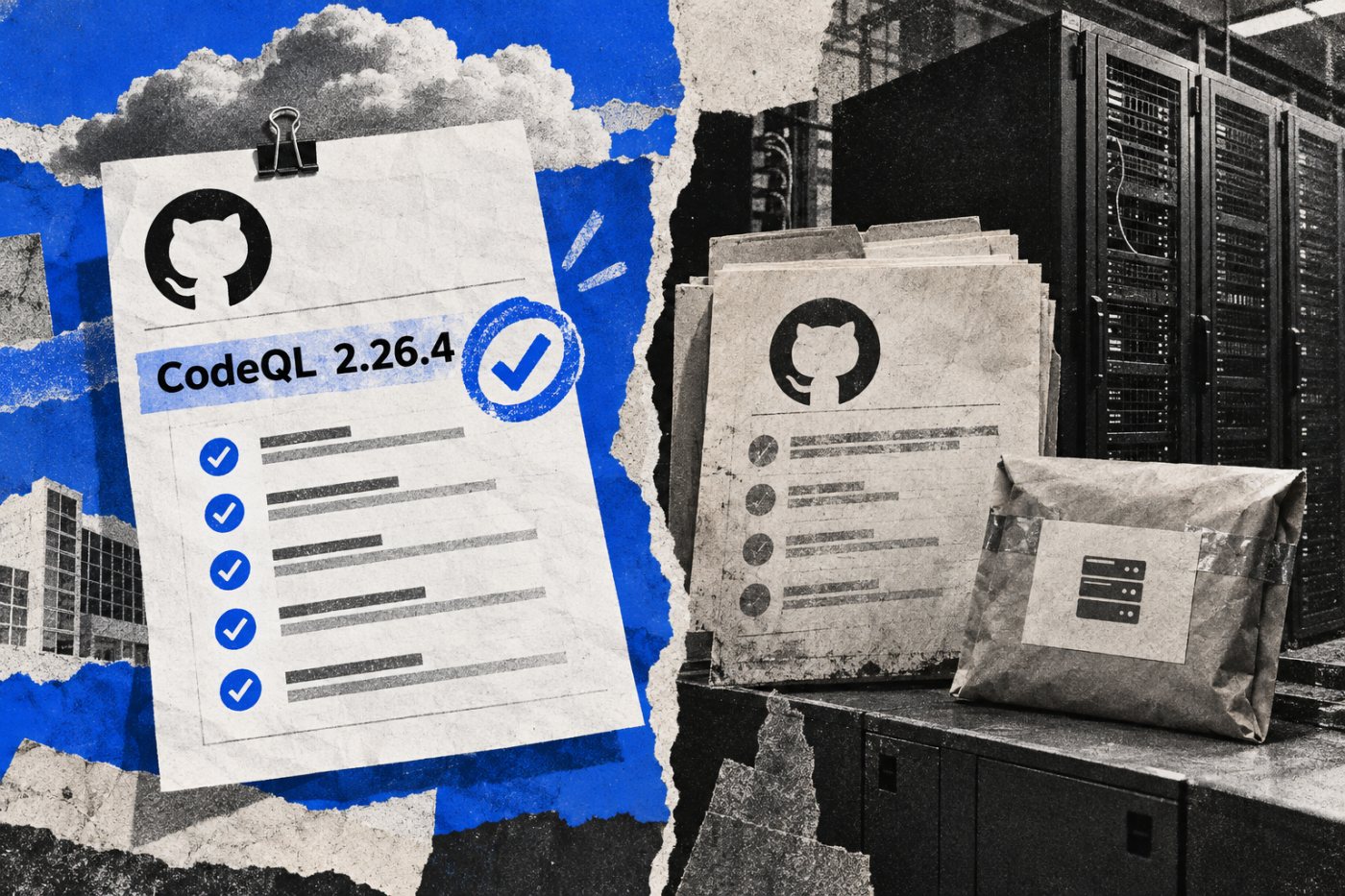 GitHub.com에는 CodeQL 2.26.4가 적용되고 GHES는 이전 번들을 유지하는 배포 차이