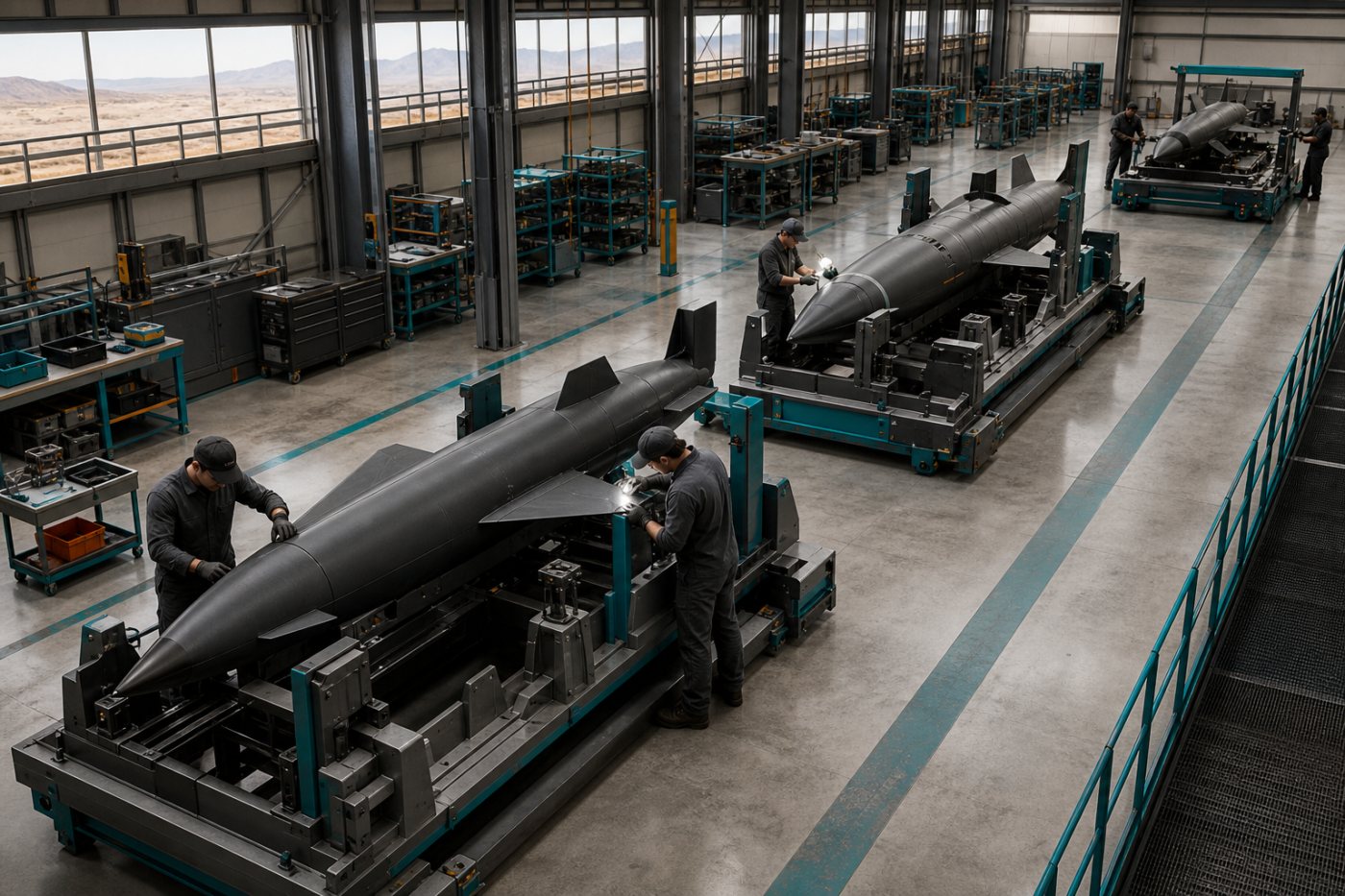 Blackbeard avanza por las fases de ensamblaje y control en el campus Project Ranger de Nuevo México.