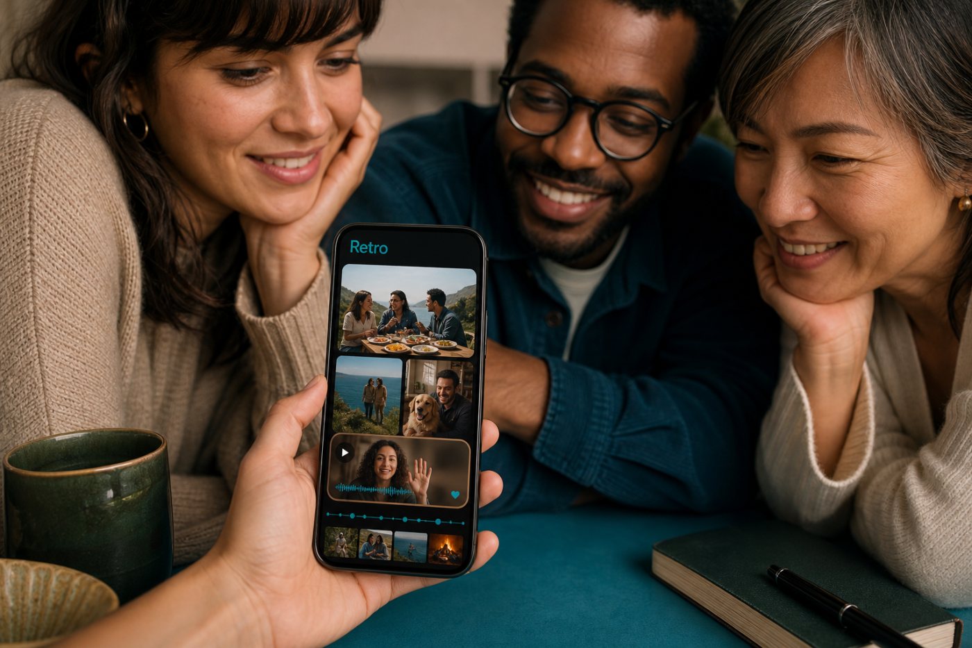 Retro permite compartir fotos entre amigos y amplía funciones mediante suscripciones sin publicidad