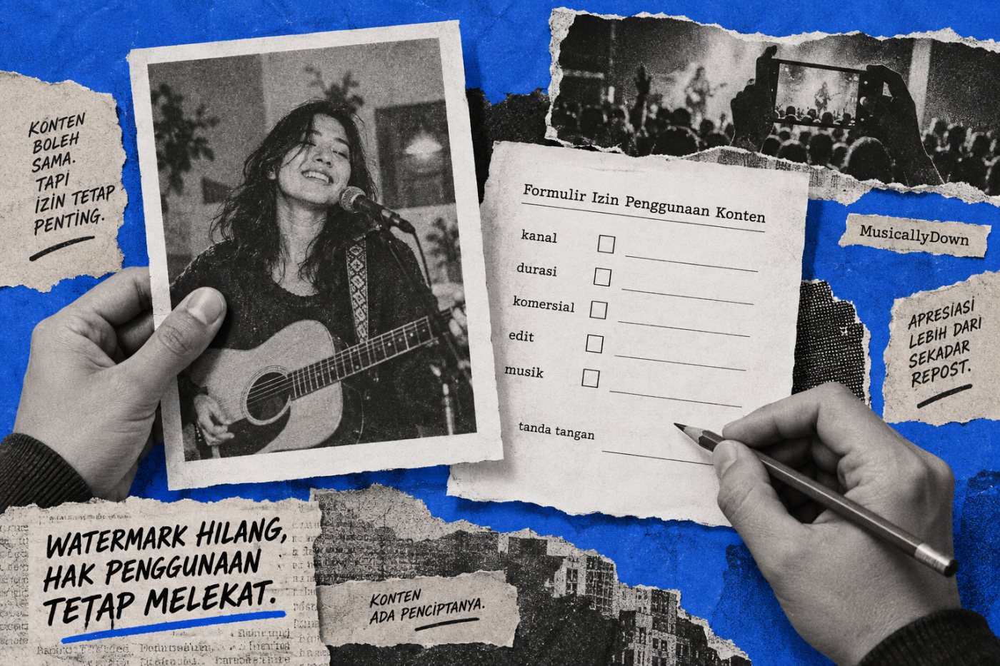 Salinan video tanpa watermark ditahan dari publikasi sampai izin kreator dan hak penggunaan diperiksa.