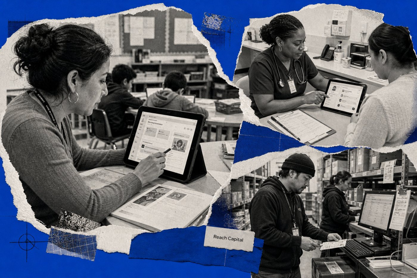 Aplicaciones financiables de Reach V se integran en actividades de aprendizaje, salud y trabajo.