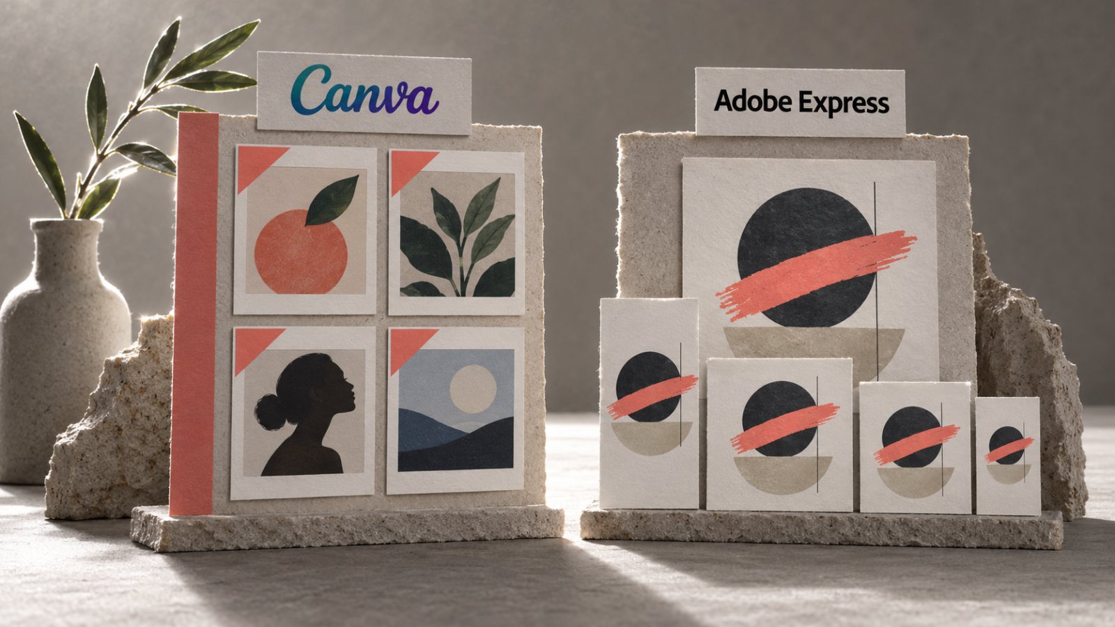 Canva или Adobe Express: шаблоны против связки с Creative Cloud