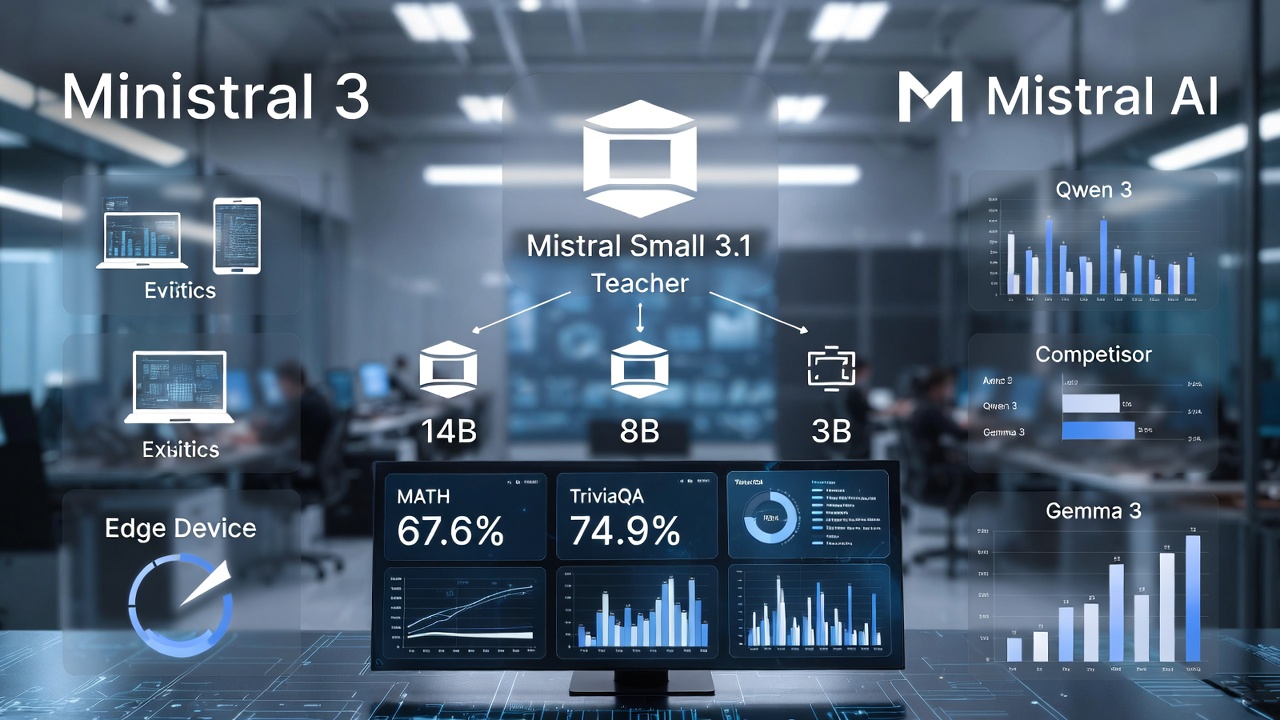 Mistral AI Teaches Small Models to Think Like Giants Using Cascade Distillation