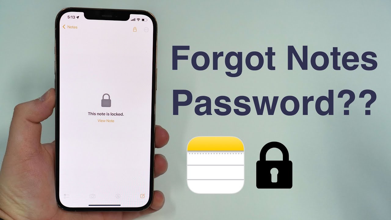 Forgot Notes Password?