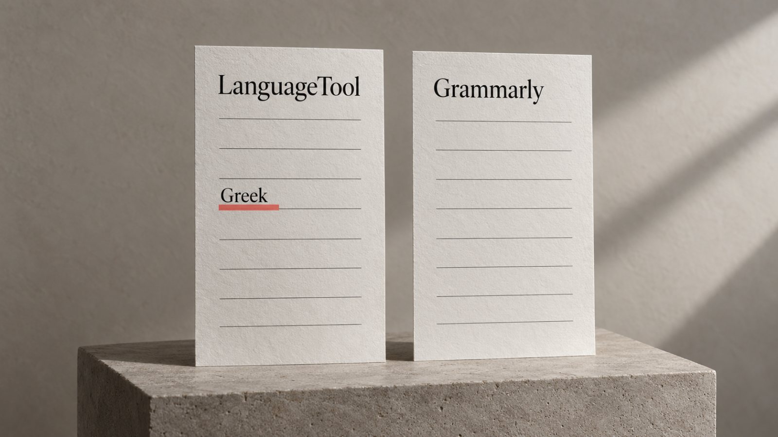 LanguageTool ή Grammarly στα ελληνικά: μόνο το ένα διορθώνει το κείμενο