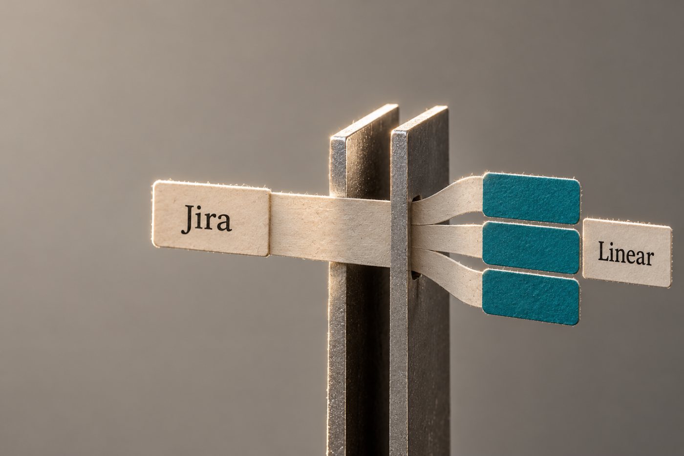 Jira-დან Linear-ში გადასვლისას ინდივიდუალური ველის ნიშნების ჯგუფად გარდაქმნა მონაცემების სტრუქტურას ცვლის.
