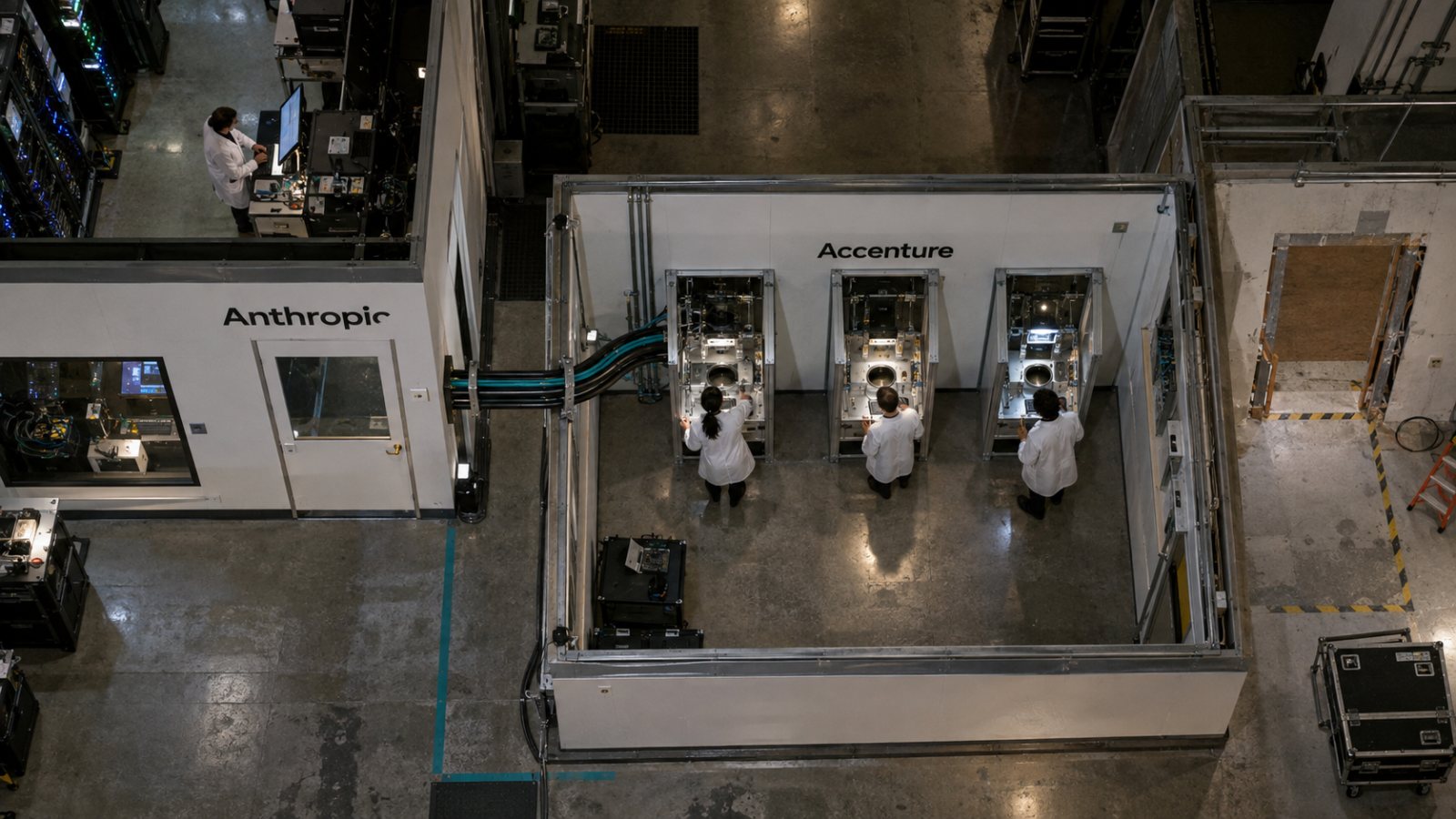 Anthropic تُدخل Accenture إلى مختبرها، لكن المقيّم تتقاضى أجرها منها