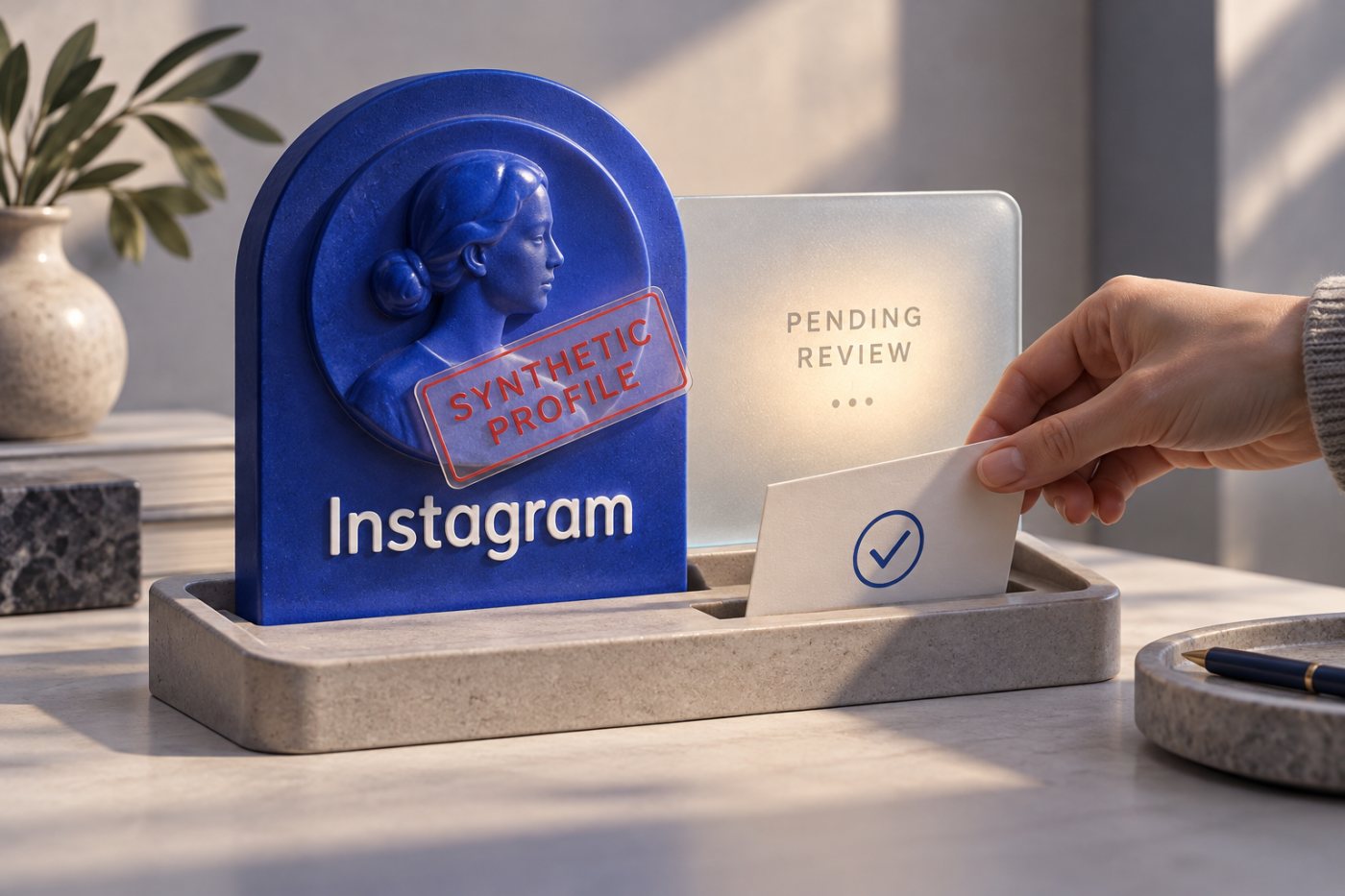 Gerçek kişiye ait Instagram hesabının yanlış AI profil sınıflandırmasına itiraz etmesi
