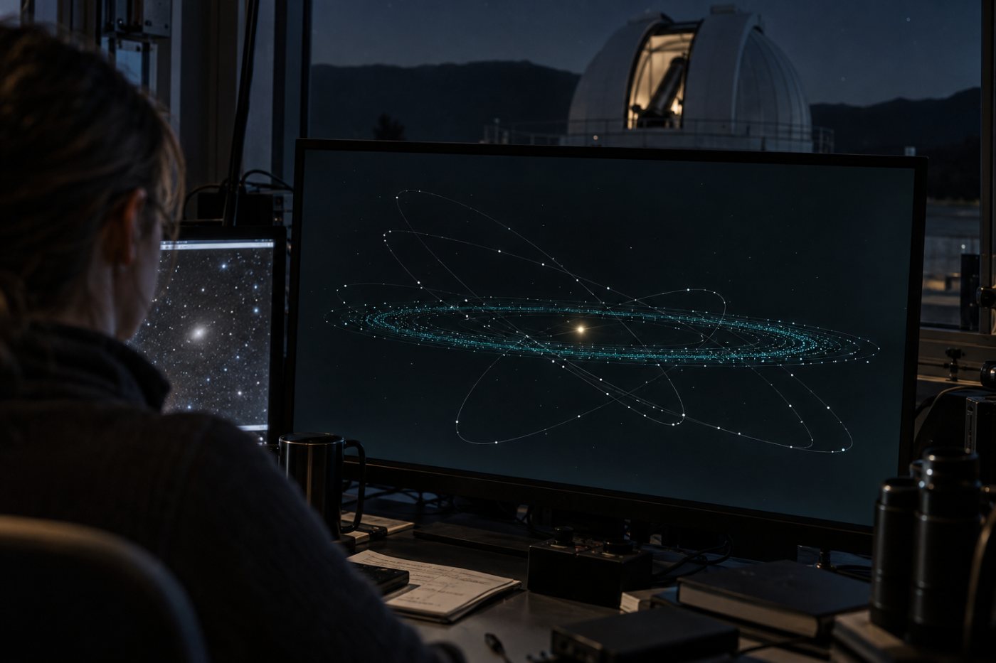 Dua populasi Trans-Neptunus menempati orbit hampir bulat berinklinasi rendah dan orbit lebih lonjong serta miring.