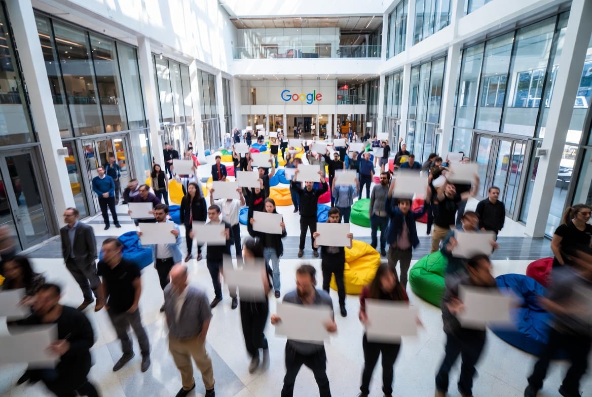 Бунт в Google: Более 500 сотрудников требуют расторгнуть контракты с Пентагоном