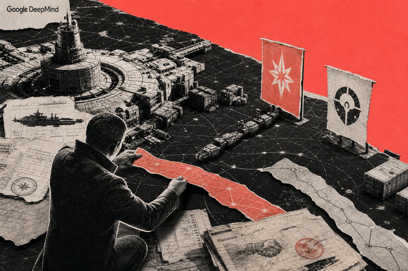 An AI agent adapts its long-term plan as EVE Online’s persistent markets and alliances change.