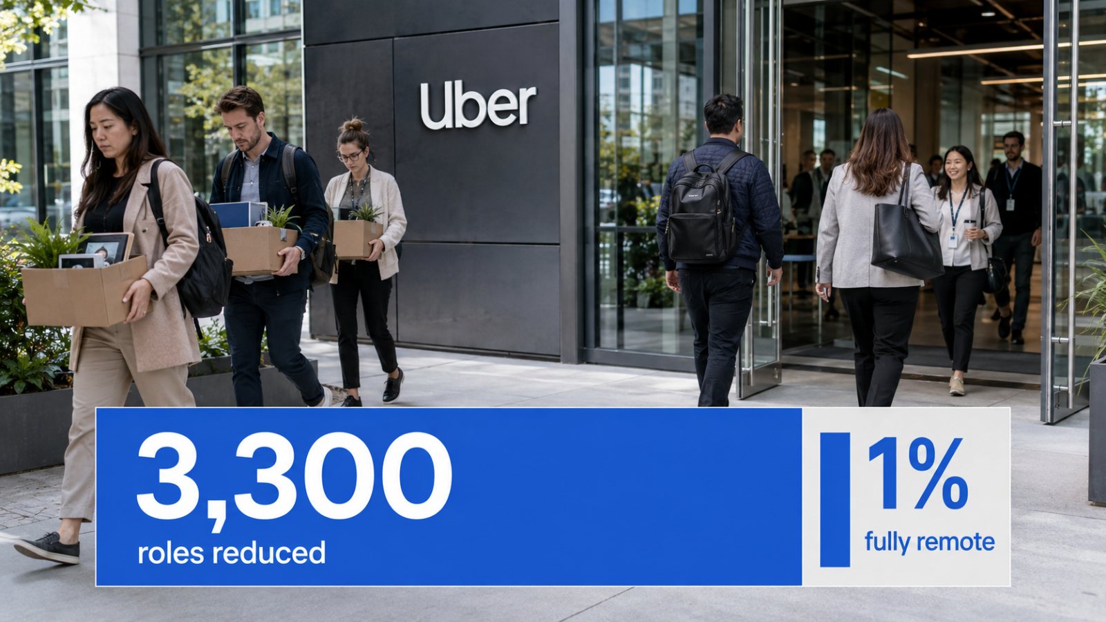 Uber ছাঁটাই করছে ৩,৩০০ জনকে—সম্পূর্ণ remote পদ থাকবে প্রায় ১%
