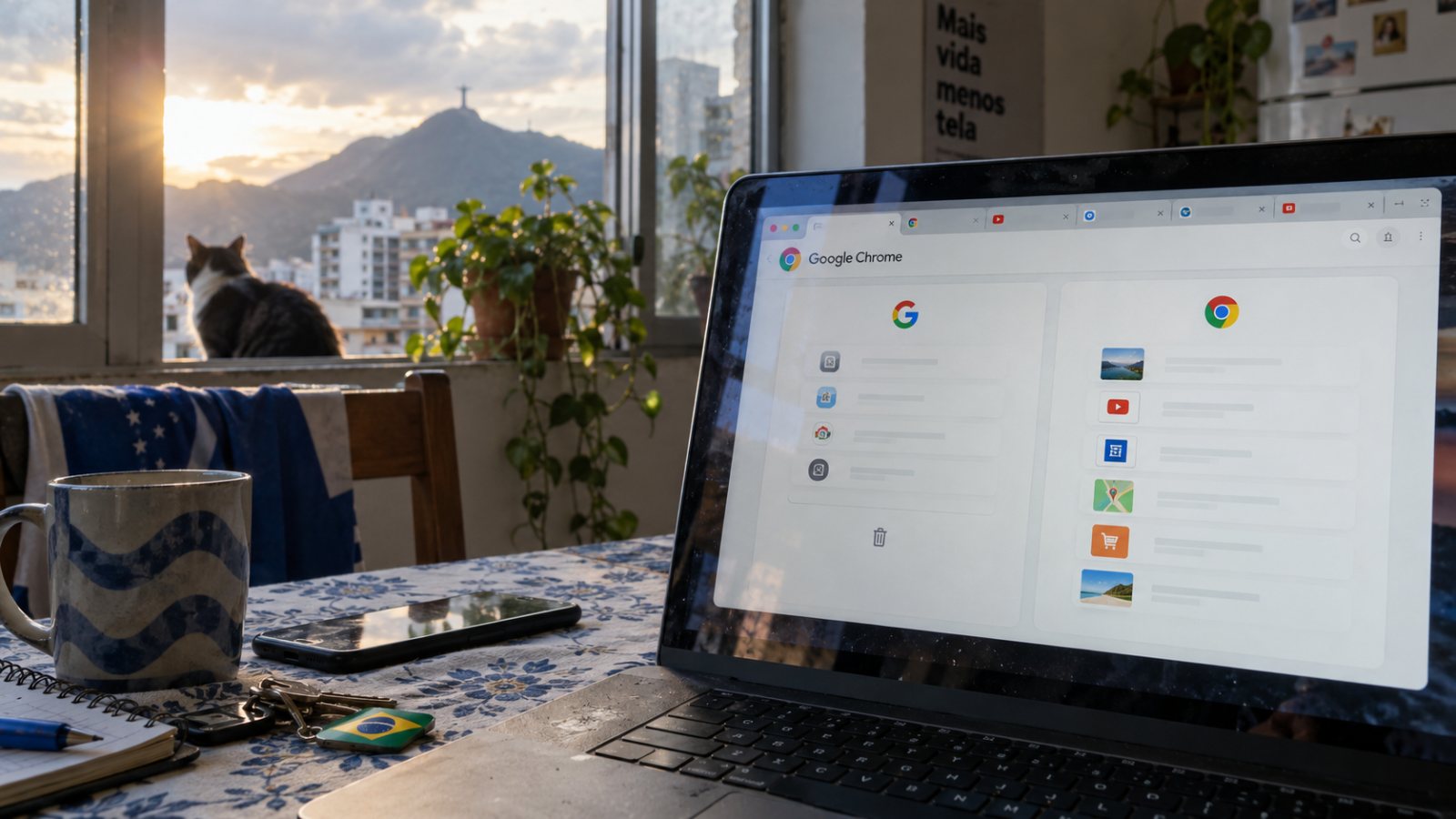 Apagar a Minha Atividade não limpa o Chrome — elimine os dois históricos