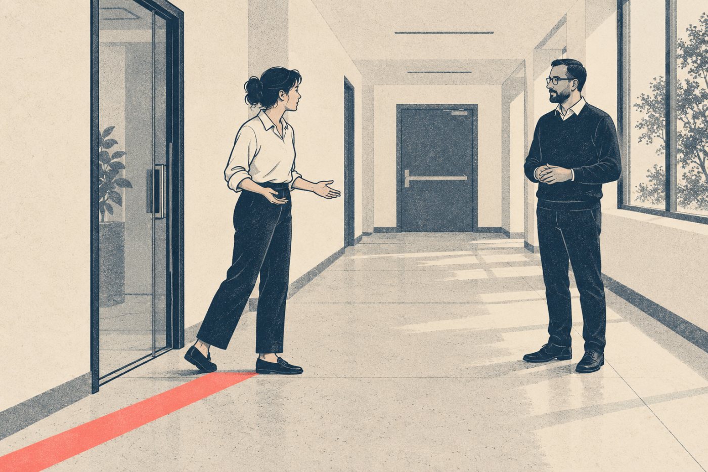 Pracownik zgłasza osobie odpowiedzialnej przypadkowe przekazanie danych do usługi AI.