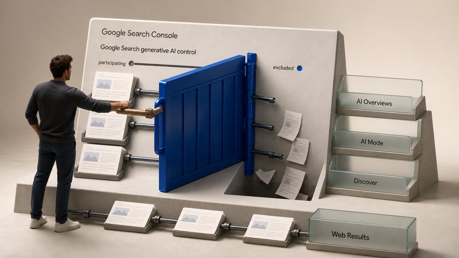 Google cho website rời AI Search: đổi nút gạt có thể mất toàn bộ traffic AI