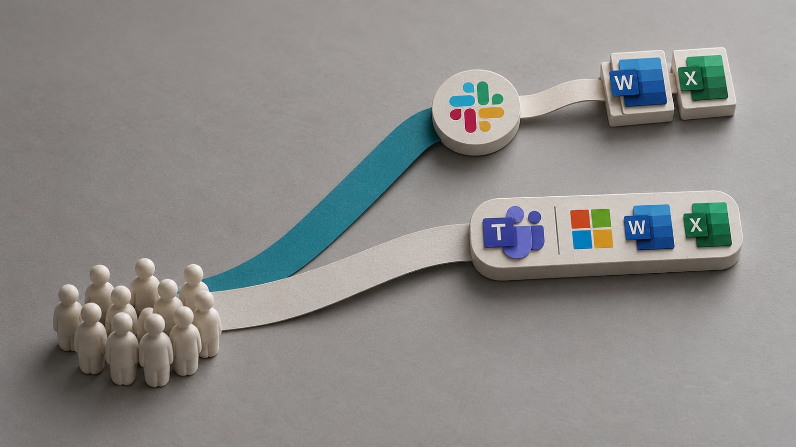 Slack یا Microsoft Teams؛ هزینهٔ واقعی را مجموعهٔ اداری تعیین میکند