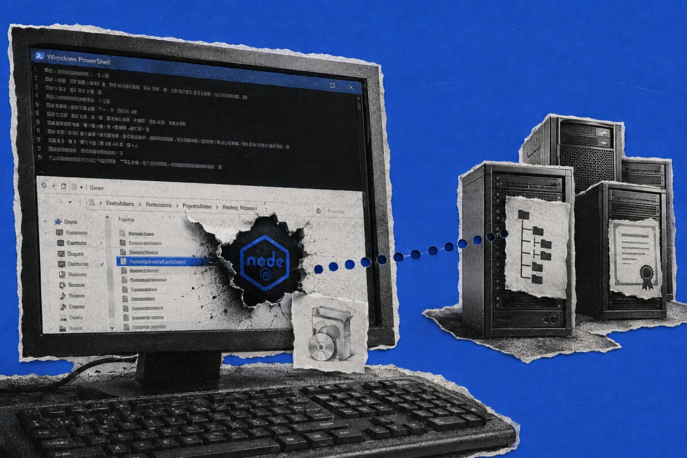 侵害端末のMSIとNode.js実行からWinRMで社内サーバーへ横展開する攻撃経路