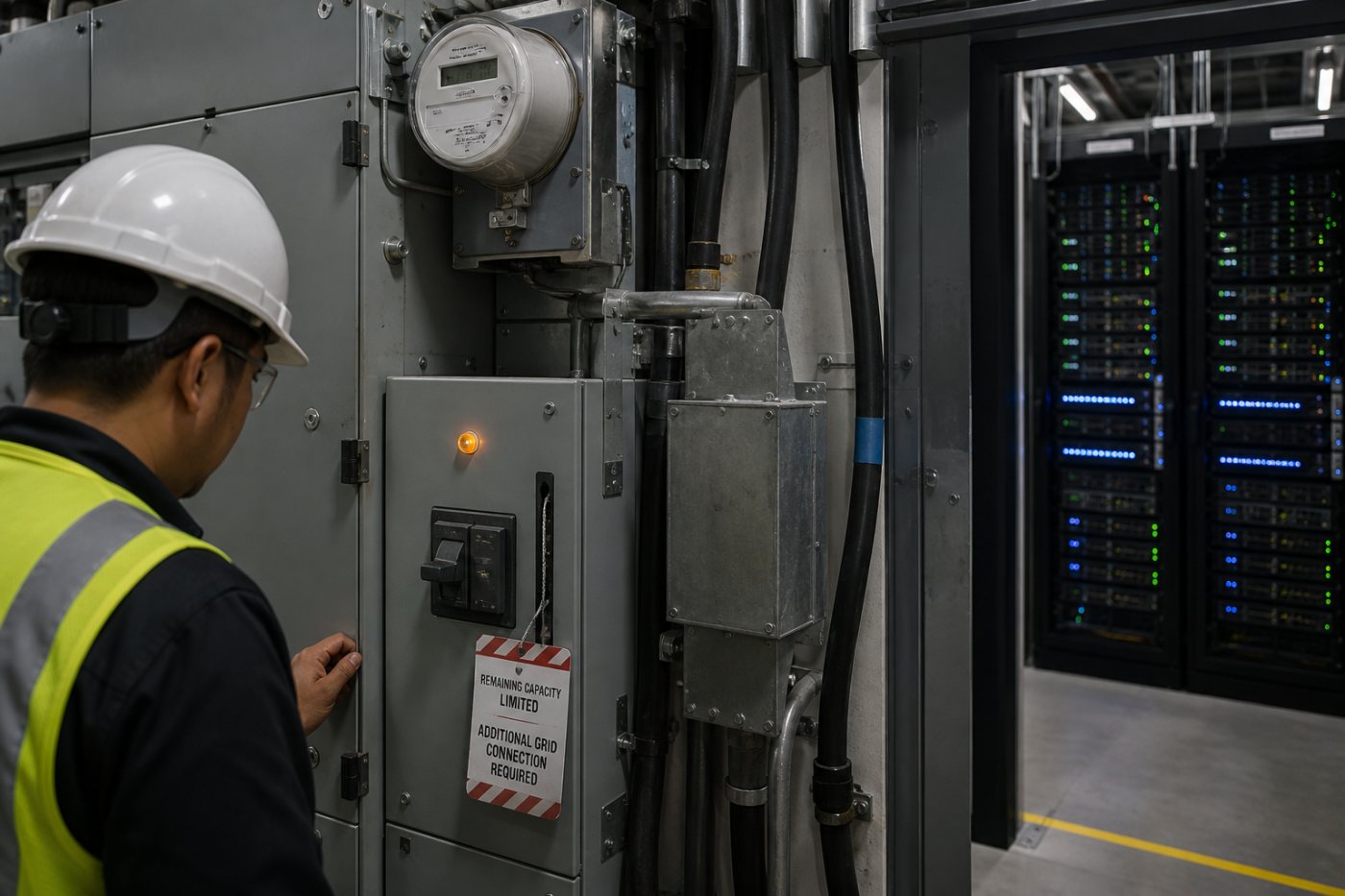 Ekspansi pusat data AI tertahan oleh kapasitas sambungan listrik meski perangkat komputasi telah tersedia.