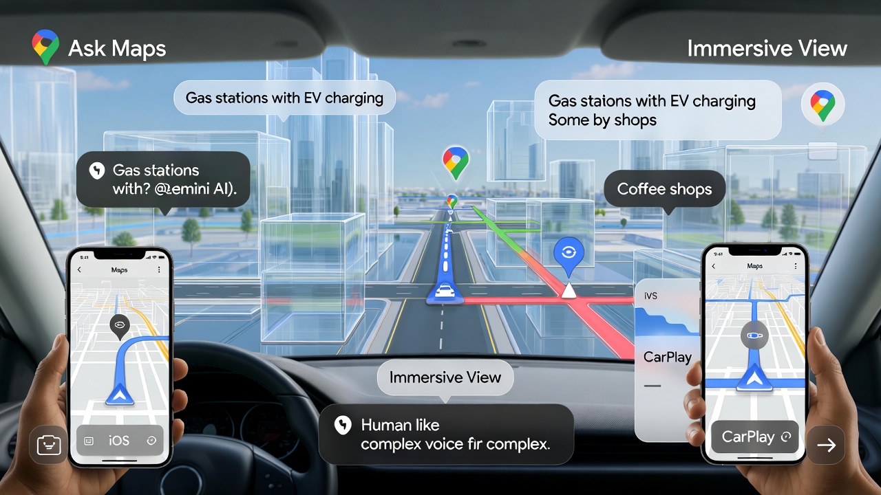 Google Maps Unleashes Its Biggest Overhaul in a Decade: Gemini-Powered 'Ask Maps' and Immersive Navigation Arrive