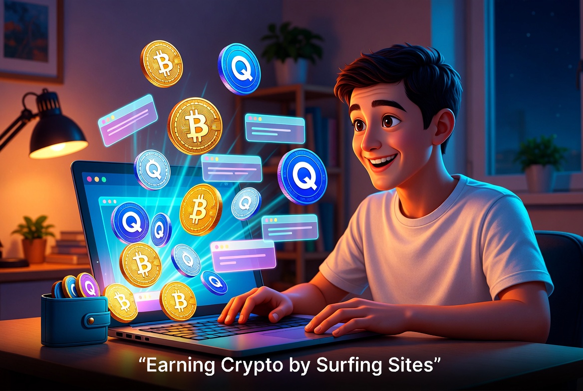Earning in Crypto by Surfing Sites: Possible Income Size, Tips for Beginners + Reliable Service Quasa Rewards