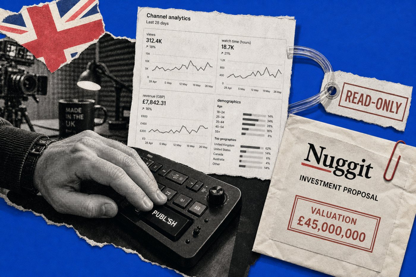 Nuggit analiza en modo de solo lectura un canal británico antes de proponer financiación sin transferir su propiedad.