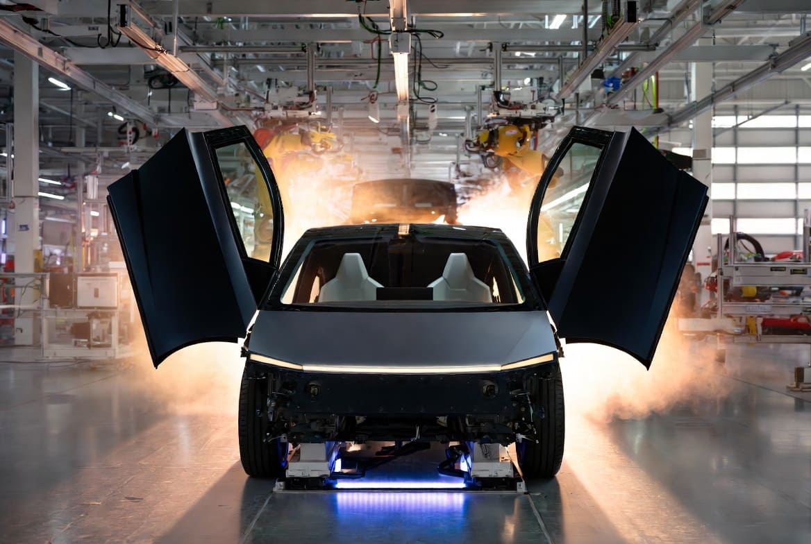 Эра Cybercab началась: Tesla запустила серийное производство роботакси за $30 000