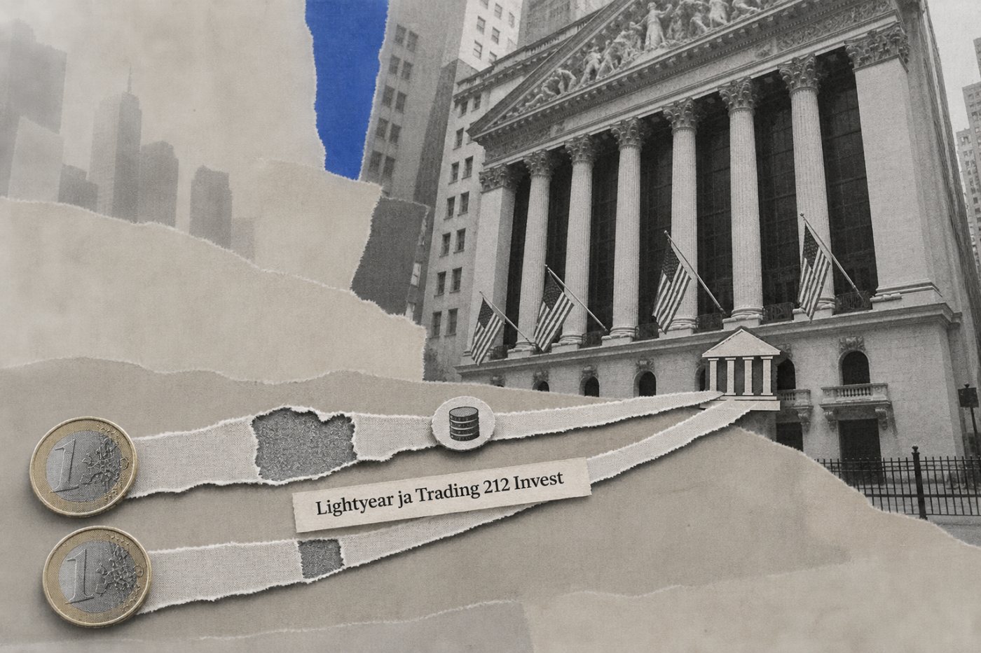 USA aktsia ostu võrdluses lisanduvad Lightyearis valuutavahetusele aktsiaorderi kulud, Trading 212 Investis jääb maakleri kuluks valuutavahetus.