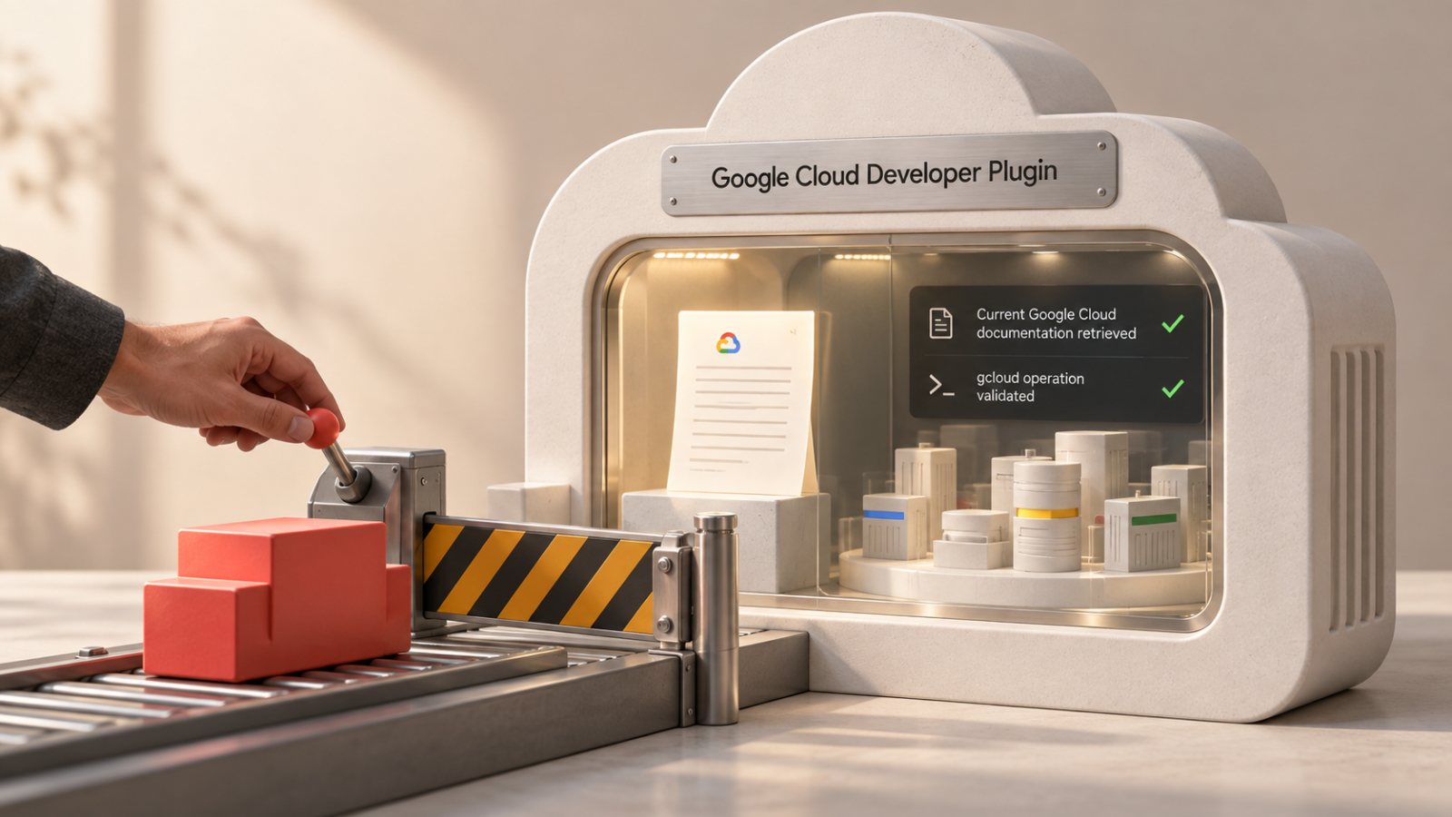 إضافة Google Cloud تجمع المهارات وMCP، وتطلب الموافقة قبل التغيير