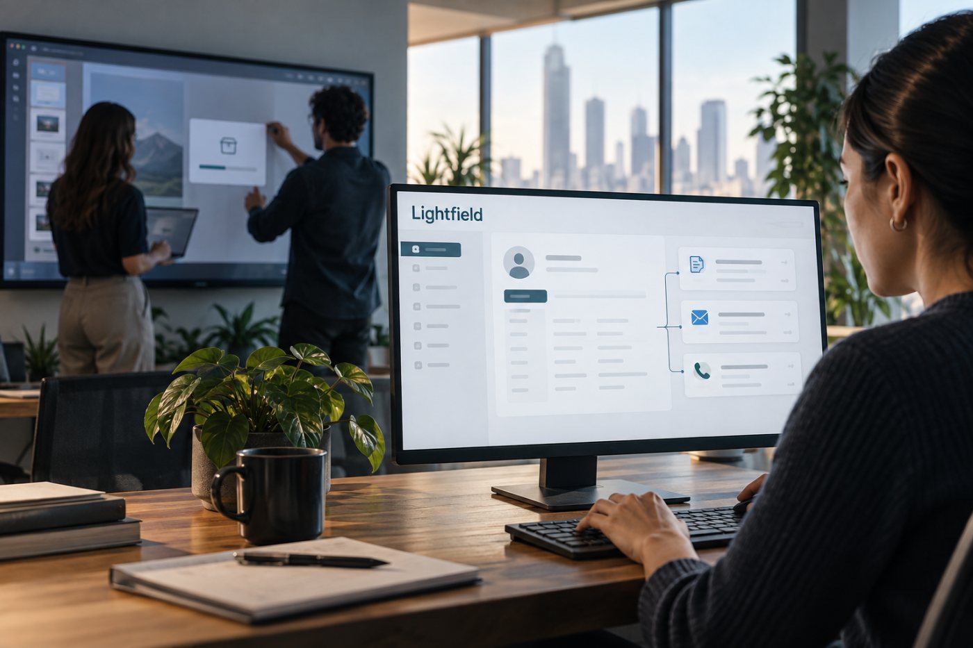 Tome 사업을 축소하고 Lightfield CRM 회사로 운영 체계를 전환한 창업팀