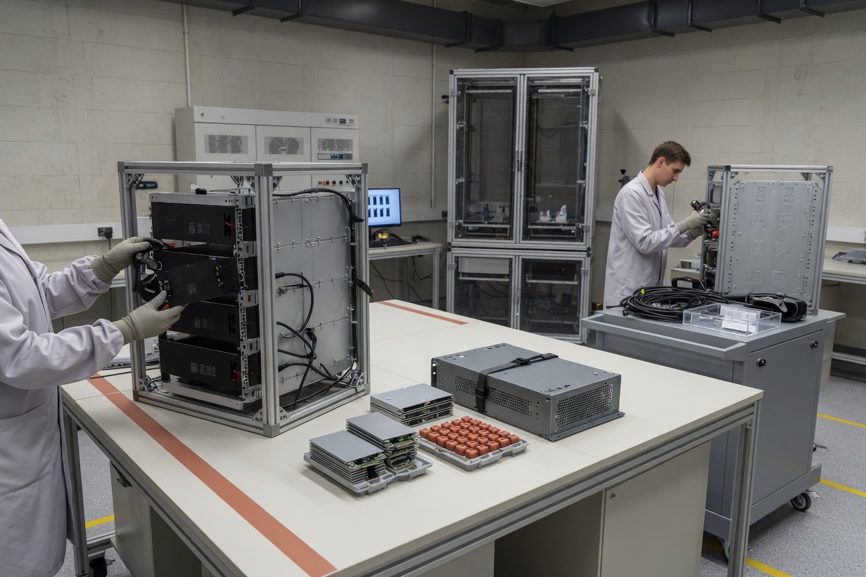 Secure testing platform hardware setup in a laboratory for critical sectors