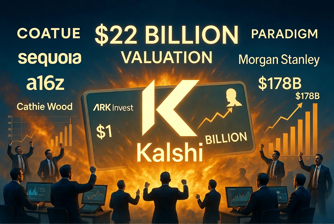 Kalshi Raises $1 Billion at $22 Billion Valuation as Prediction Markets Go Institutional