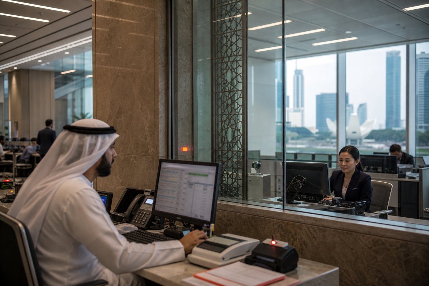 ممر تحويل يربط بنية Fasset بمنظومة SBI بين الخليج وآسيا.
