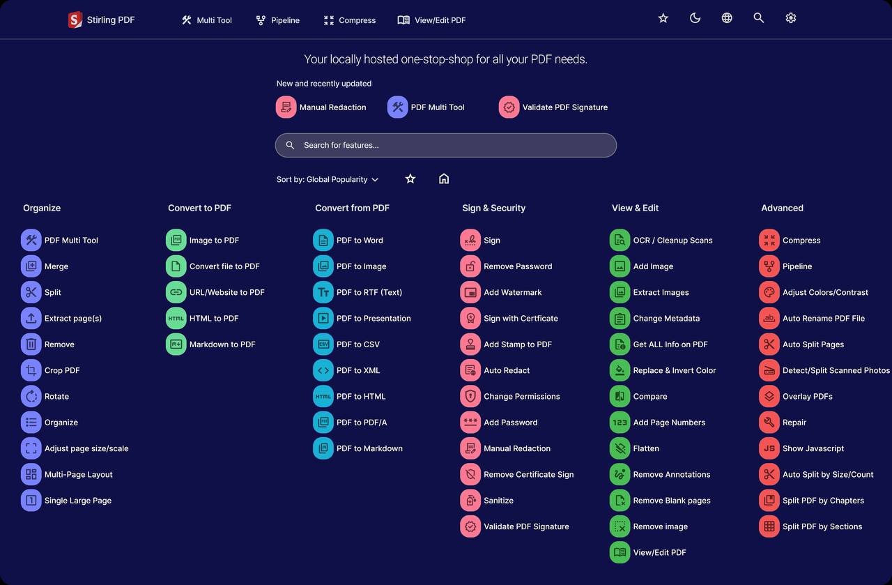 The Adobe Acrobat Killer: Stirling PDF Now Open Source
