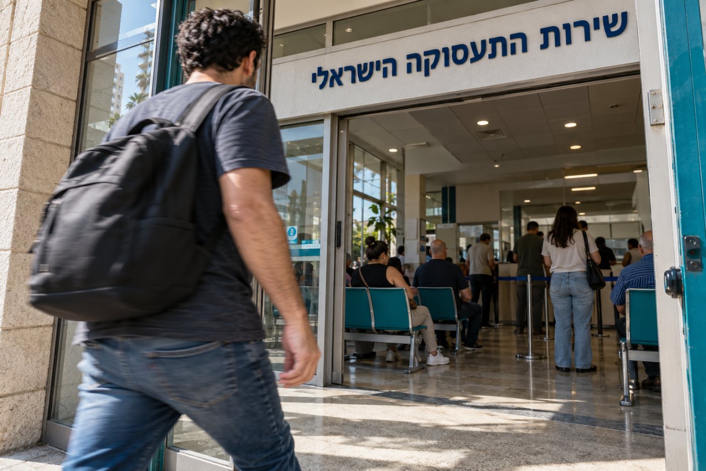 דורש עבודה מגיע ללשכת שירות התעסוקה להתייצבות לאחר סיום עבודתו.