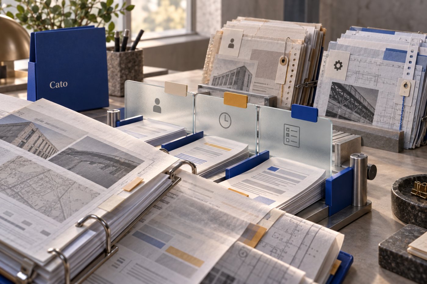 Cato transforme les pièces d’un appel d’offres en exigences vérifiables et en sections de candidature préparées.