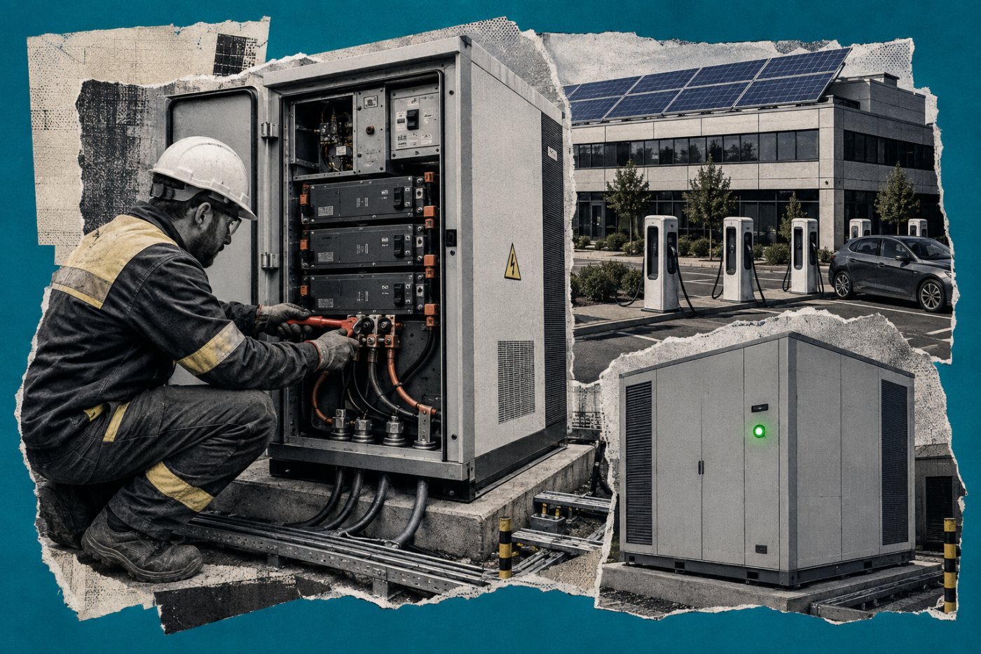 A local partner commissions an Octave.energy commercial battery for operation in a new European market