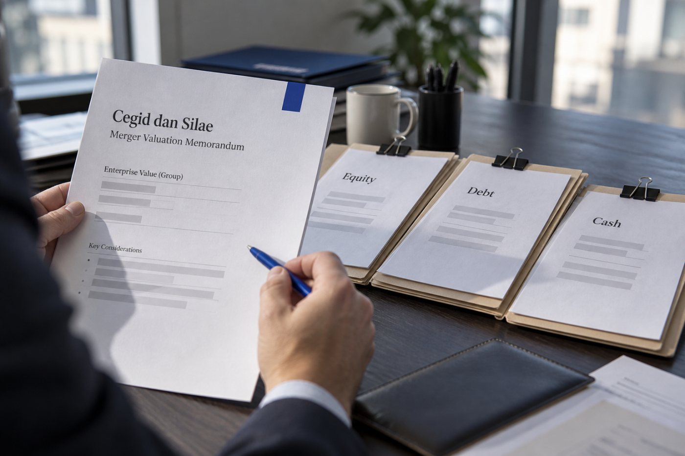 Penilaian rencana merger Cegid–Silae sebagai enterprise value, terpisah dari harga pembelian tunai yang belum diumumkan.