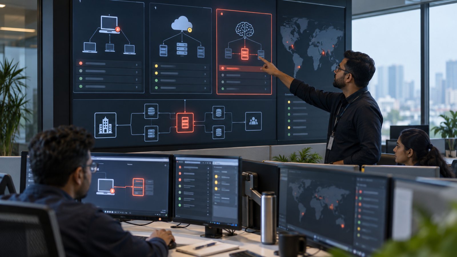 Wipro–CrowdStrike कमांड सेंटर खुला—अलर्ट नहीं, कारोबारी जोखिम प्राथमिक