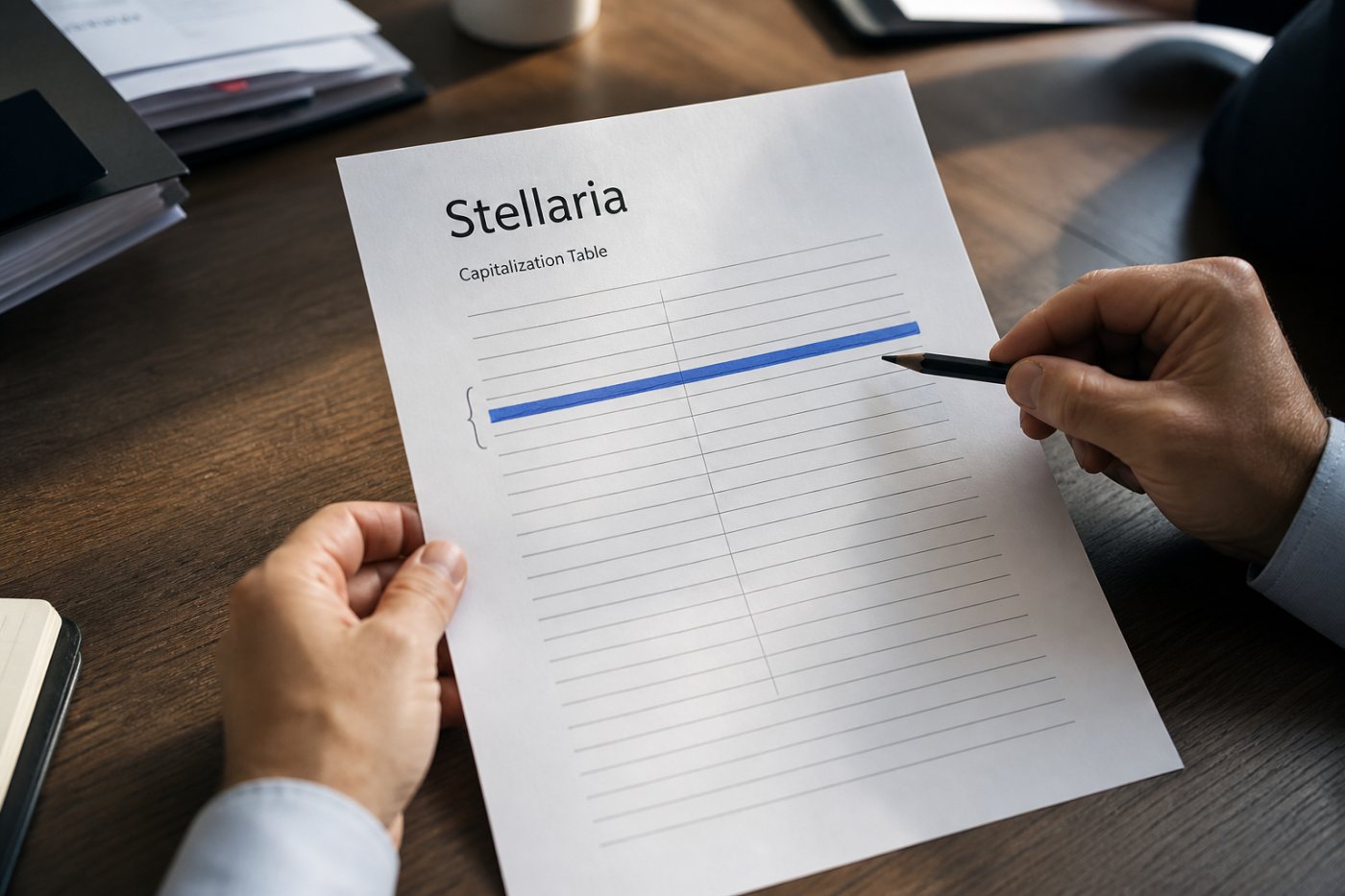 مقارنة بين تمويل Stellaria البالغ 25 مليون درهم وتقييمها اللاحق البالغ 420 مليونًا بما يعكس حصة ضمنية تقل عن 6%.