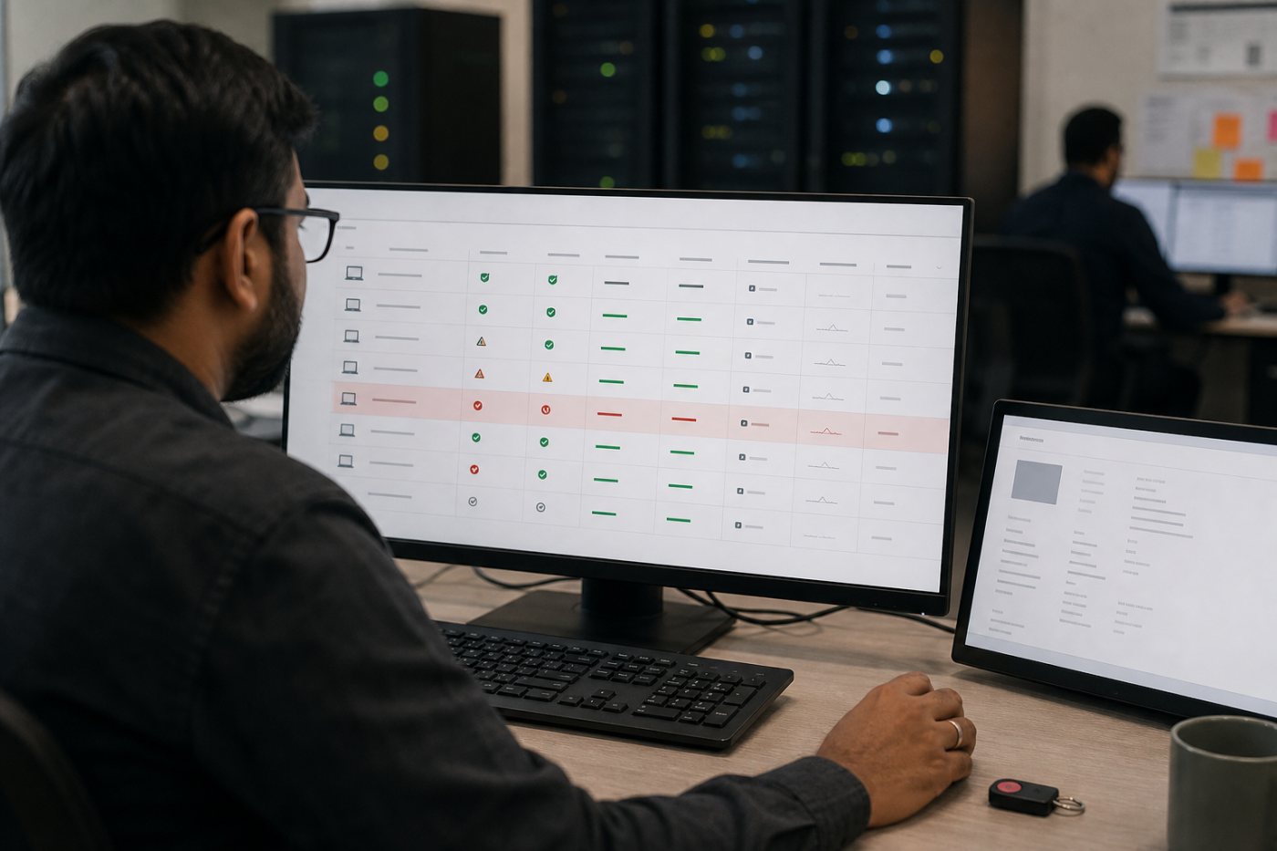 Windows बेड़े में ShieldBreak चलाए बिना Defender संस्करण, अद्यतन स्थिति और सुरक्षा चेतावनियों की जाँच।