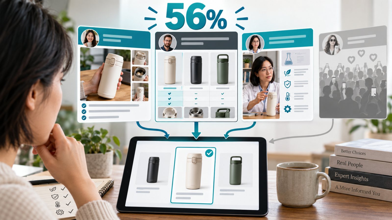 56%受访者想让AI购物听创作者意见：粉丝数却不是信任核心