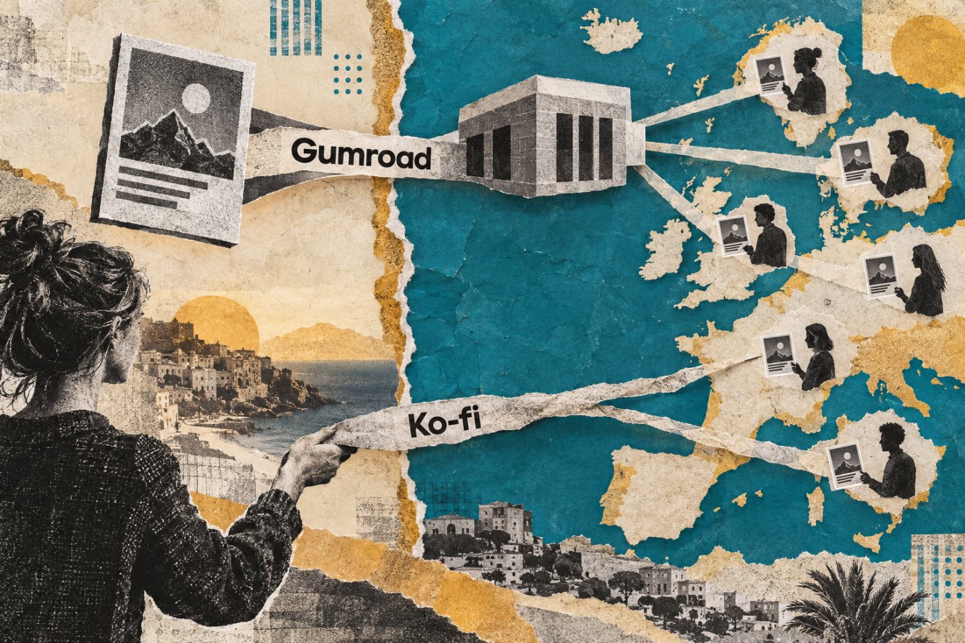 Sala á stafrænu námskeiði sýnir ólíka ábyrgð Gumroad og Ko-fi á óbeinum sköttum.