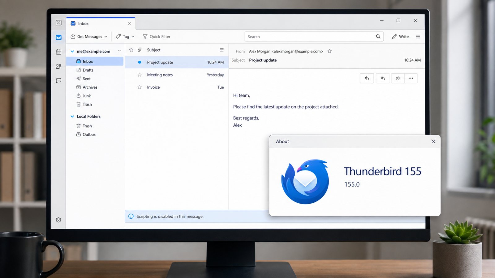 Thunderbird 155 میں high-risk خامیاں بند، صرف email کھولنا بڑا خطرہ نہیں